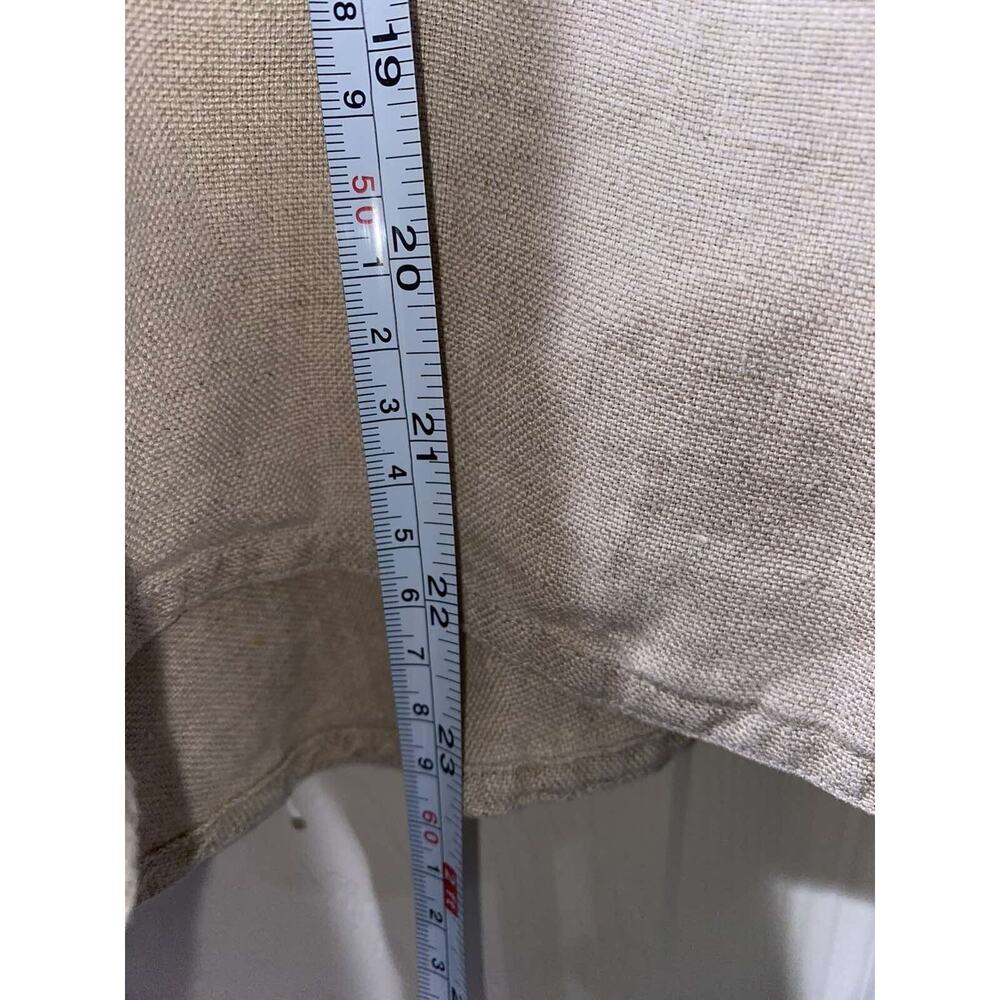 Liz Claiborne Collection Womens Jacket Linen Beige Vintage XL A001627 - Picture 7 of 11